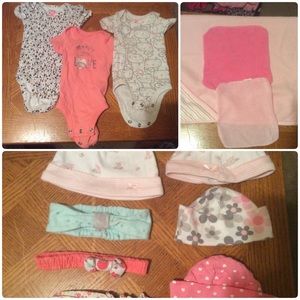 Newborn baby girl lot